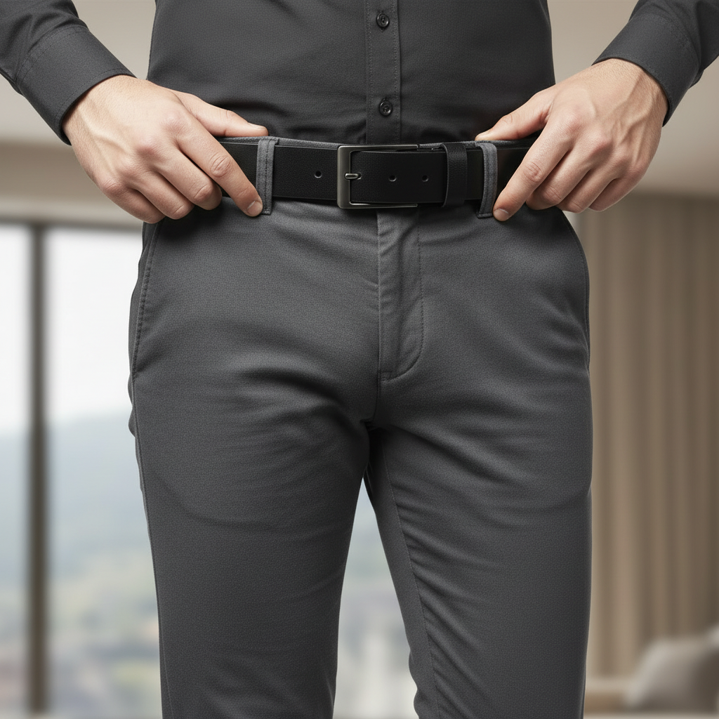 Black Leather Belt – Lifestyle Square